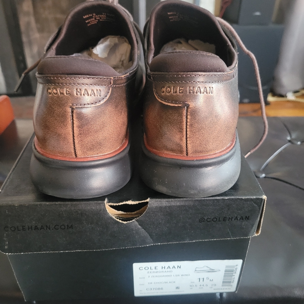 Cole Haan 2 Zerogrand LSR Wing Dark Chocolate/Black - Picture 5 of 10